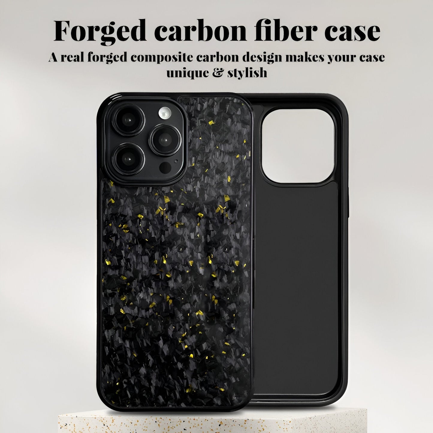 Yellow Forged Carbon Case (iPhone)